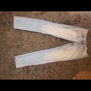 Light denim jeans